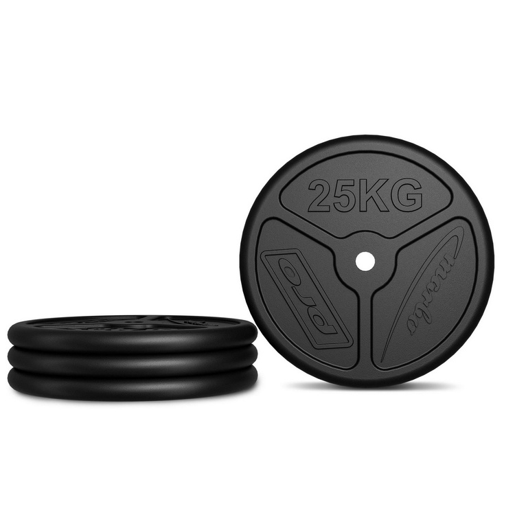 Cast iron weight plates slim set 50 kg / 2 x 25 kg - Marbo Sport