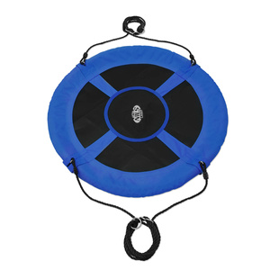 Stork's nest hanging swing Ø100 cm BLUE - NILS