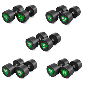 Set of polyurethane dumbbells 40-50 kg (increments of 2.5 kg) 450 kg – UpForm