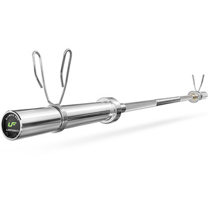 Set 55kg | Olympic barbell 180 cm + slightly curved curl bar 120 cm + weight plates 4x5kg, 2x2.5kg, 4x1.25kg - Marbo Sport