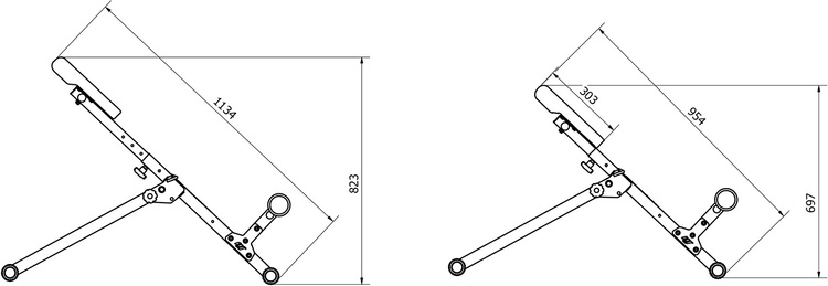 Hyperextension bench MH-L116 – Marbo Sport