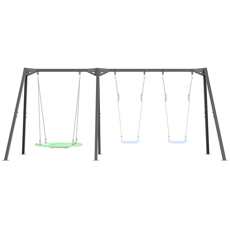 Three-person swing with bearings (frame) PREMIUM MO-014 - Marbo Sport