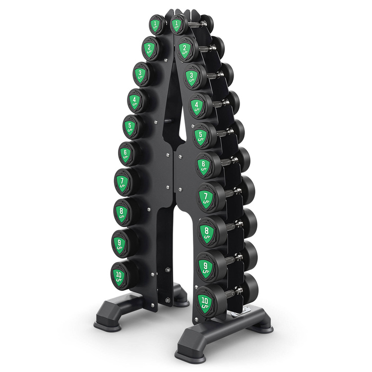 Set of polyurethane dumbbells 1-10kg (increments of 1 kg) 110 kg – UpForm