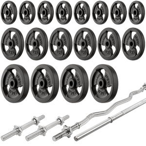 Set MH24_156KG_KIER | Adjustable bench with adapter MH-L115 + Multi rack MH-S204 + reinforced bars and weights set 113 kg - Marbo Sport