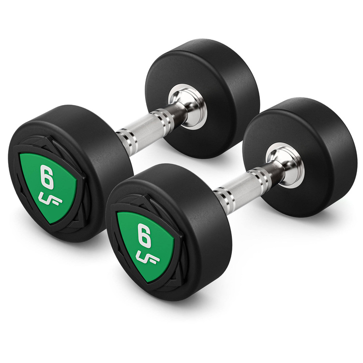 Set of polyurethane dumbbells 1-10kg (increments of 1 kg) 110 kg with dumbbell rack UR-S005– UpForm