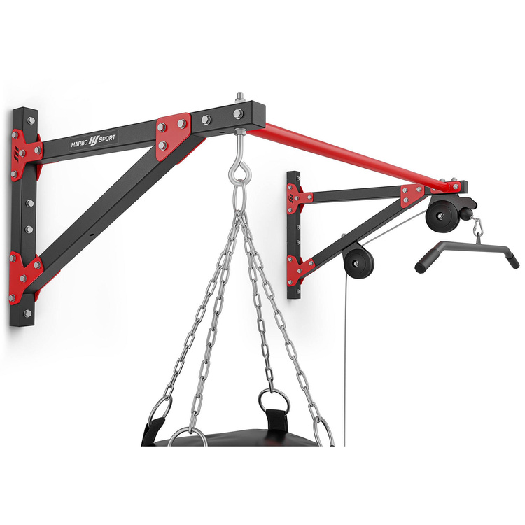 Marbo Sport multifunctional pull-up bar with lat pulldown and punching bag holder (3in1) MH-D204 - Marbo Sport