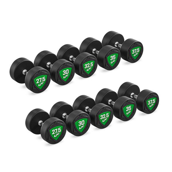Set of polyurethane dumbbells 27,5-37,5kg (increments of 2.5 kg) 325 kg – UpForm