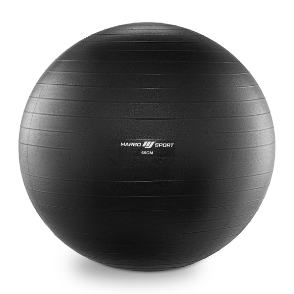 65 cm black gym ball Marbo Sport