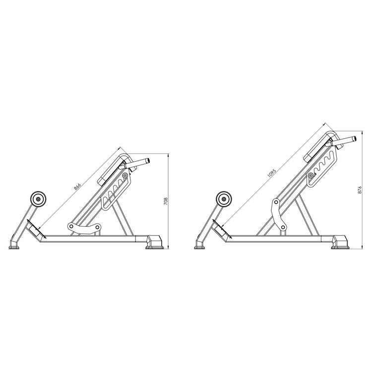 Lower Back Bench MP-L212 2.0 - Marbo Sport