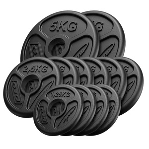 Olympic weight plates made of cast iron 30 kg / 2 x 5 kg + 6 x 2.5 kg + 4 x 1.25 kg - Marbo Sport