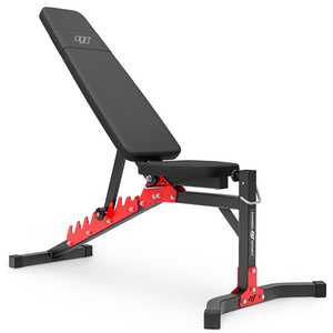 Set MH1_68KG_KIER_G | Adjustable bench MS-L115 + Preacher curl attachment MH-A101 + Leg developer attachment Semi-Pro MH-A102 + reinforced bars and rubberized weights set 42 kg - Marbo Sport