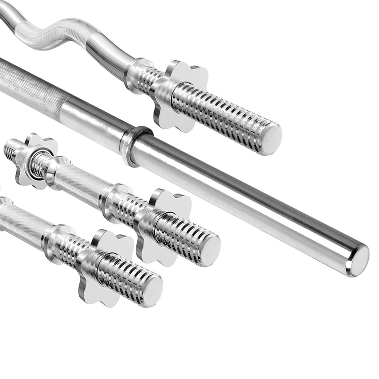 Set of reinforced barbells and slim weights 173 kg - Marbo Sport